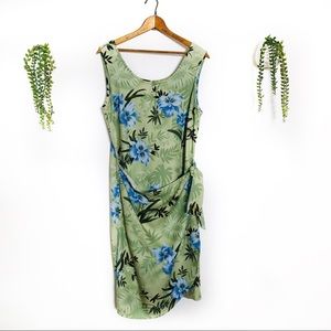 Caribbean Joe Hawaiian Print Summer  Dress